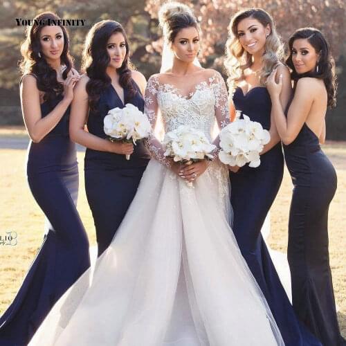 Amazing Ball Gown Wedding Dresses 2021 Long Sleeves Bridal Gown Illusion Back Scoop Chapel Train Applique White Plus Size Bride