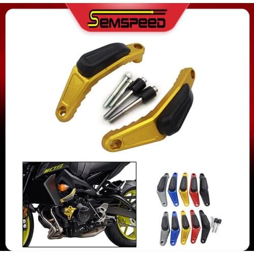 SEMSPEED Falling Protection For Yamaha Tracer 900 / GT XSR900 2016-2020 MT-09 FZ-09 Motorcycle Fairing Engine Frame Slider Pad
