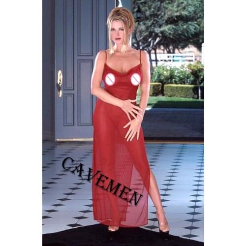 1.4 meters Perspective Full Nightdress* 770 *Teddy Bikini Boxer Triangle Pajamas Suit Middle trousers Free Shipping