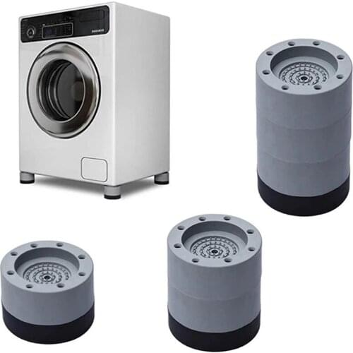 1PC Anti Vibration Washing Machine Rubber Feet Mat Pads Anti-vibration Pad Universal Noise-reducing Furniture Lifting Foot Base