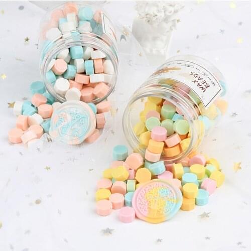 100pcs Sealing Wax Vintage Stamp Craft Supplies Envelope Wedding Invitation Seals Handcrafts Sealing Wax Stamp DIY Hobby Tools