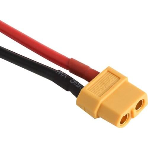 2 pcs of XT60 Battery Male, Female Connector Plug with Silicon 14 AWG Wire BX0D