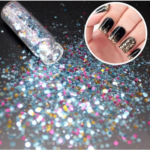 2018 NEW Fashion DIY Nail Art Dust Kit Acrylic Gem Nail Polish Tools 3D Nail Art Decorations Nail Glitter Powder NR-186