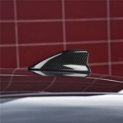 Carbon Fiber Car Shark Fin Antenna Roof Decoal Accessories Auto Radio AM/FM Signal Aerials for Subaru BRZ Toyota 86 2014-2019
