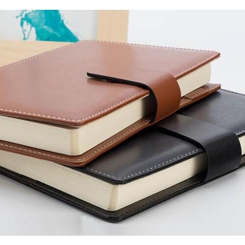 2021 New A5 B5 Journal Notebooks Time Management Planner Hasp PU Leather School Office Supplies Office Accessories Sketch Books