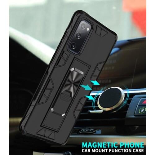 For Samsung Galaxy S20 FE 5G S20 Lite Case Hard PC Invisible bracket Armor protect back cover case for Samsung S20 Fan Edition
