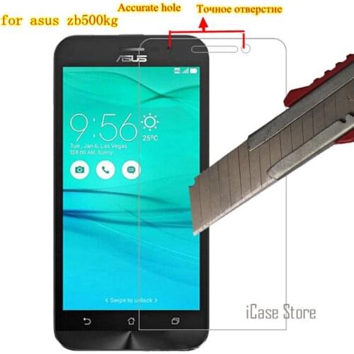 For ASUS ZB500KG Tempered Glass glas sklo For ASUS ZenFone GO ZB500KG Screen Protector Protective Film an on zb 500 KG 500KG