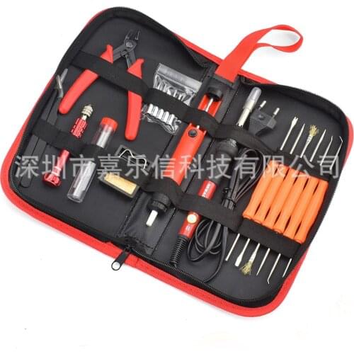220V 110V 60W electric soldering iron cleaning pen tin sucker combo kit