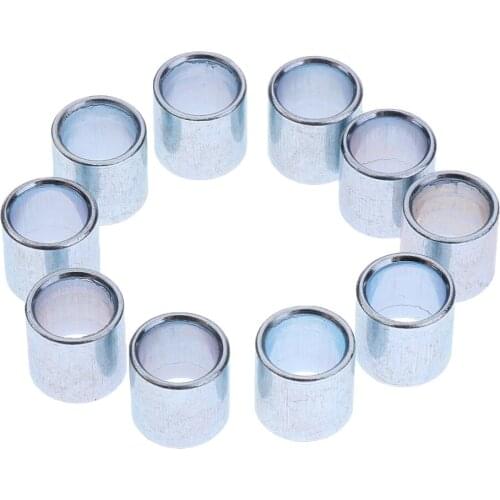 10 Pieces Sturdy Roller Skating Inline Skate Wheels Bearing Spacers Inner Diameter 8mm Outer Diameter 10mm
