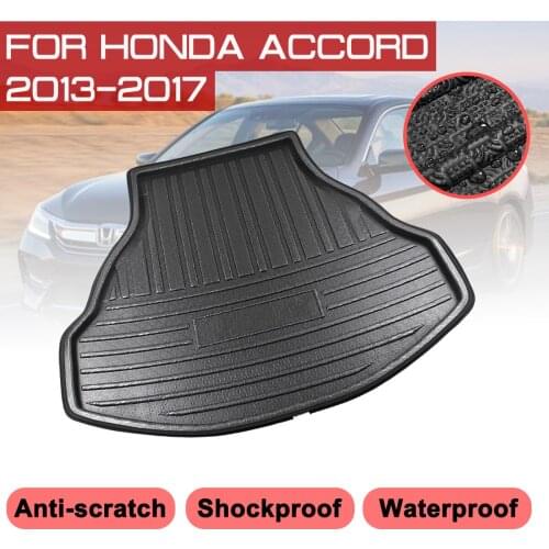 Carpet Car Floor Mat Rear Trunk Anti-mud Cover For Honda Accord 2013 2014 2015 2016 2017