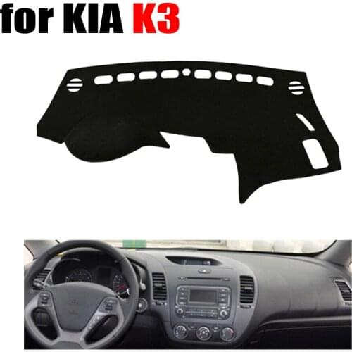 Car dashboard cover mat for KIA K3 all the years Left hand drive dashmat pad dash covers auto dashboard accessories