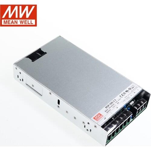 MEAN WELL RSP-500-3.3 Switching Power Supply 110V/220V AC to 3.3V DC 90A 297W Meanwell Transformer PFC replace of SP-500-3.3
