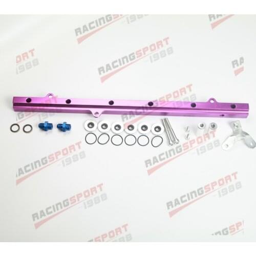 Fit For Toyota 2JZ Billet Efi Fuel Rail Kits Suit 11mm Injectors Purple