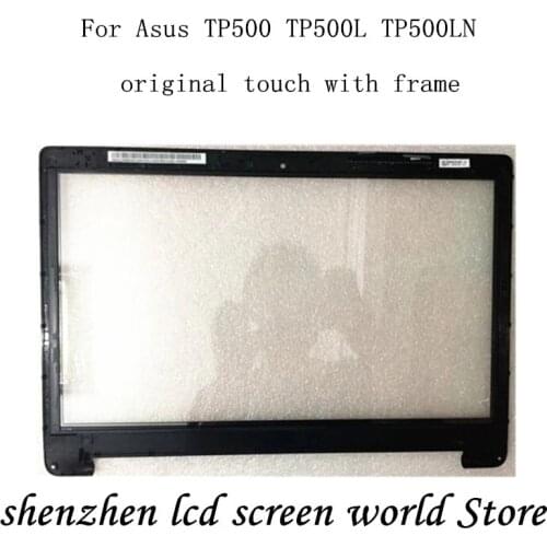 For Asus 15.6" TP500/TP500L/TP500LN touch screen digitizer glass replacement with bezel