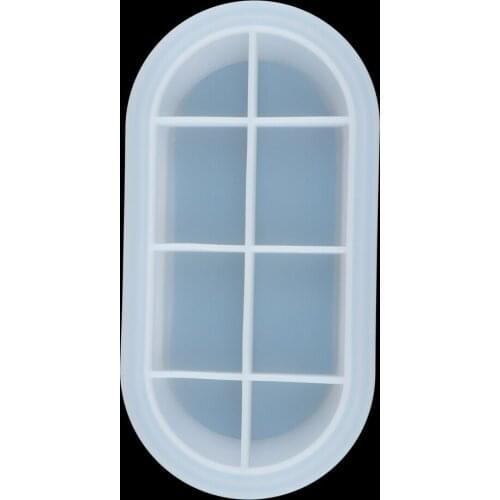 Oval Coaster Dish Resin Casting Jewelry Making Mould Tools DIY