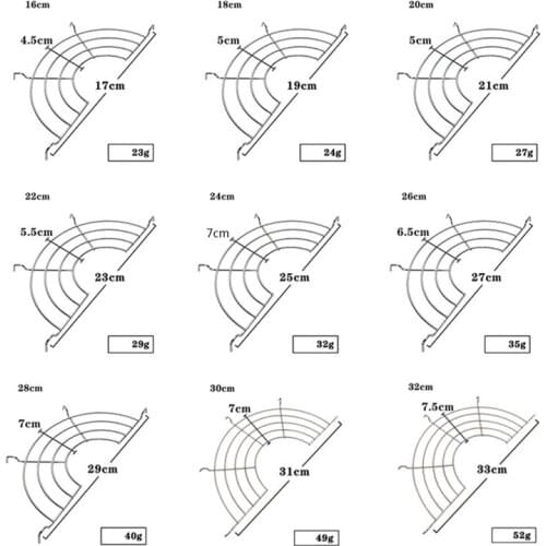 Kitchen Stainless Steel Semi-circular Oil Drain Rack Fried Food Oil Drip Filter D0AB