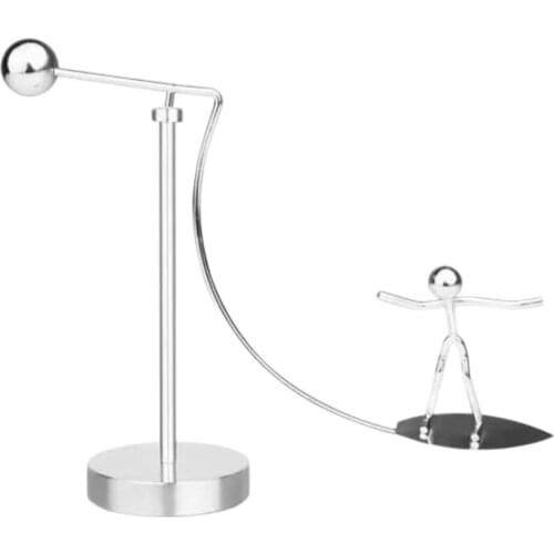 Balance Ski Surfing Tumbler Creative Desktop Physical Balance Small Model Decompression Gravity Rotating Toy