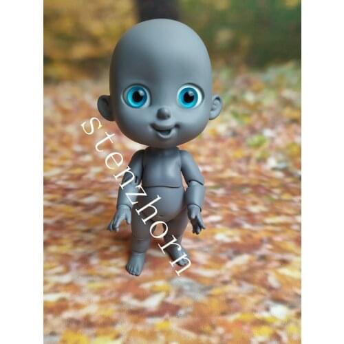 Bjd doll1/8 bean bag cute baby doLL toy fashion bjd free eyes