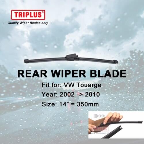 Rear Wiper Blade for VW Touareg (2002-2010) 1pc 14" 350mm,Car Rear Windscreen Wipers,for Back Windshield Blades