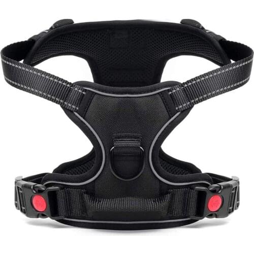 Dog Harness Sports Chest Anti Traction Leash Adjustable Reflective Harness Durable Breathable Oxford Dog Vest Dog for Training