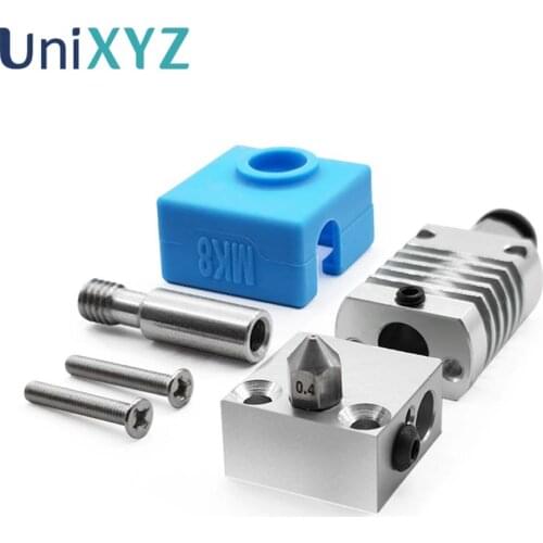 UniXYZ CR10 Full Metal J-head Hotend MK8 Extruder Kit For CREALITY 3D Printer Ender 3 CR-10 Bowden Extruder