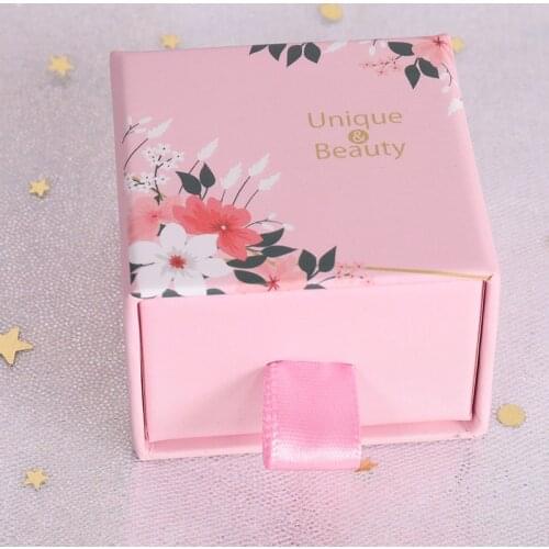 24pcs Paper Gift Box for Necklace Pendants Rings Jewelry Set Packaging Display Organizer Storage Boxes Chic Drawer Cardboard Box