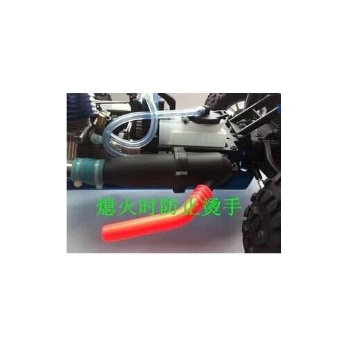 3pcs RC Oil Car essential exhaust pipe muffler silicone Exhaust Extension Tube For HSP 1/8 1/10 Nitro Car 02026 102009 081009