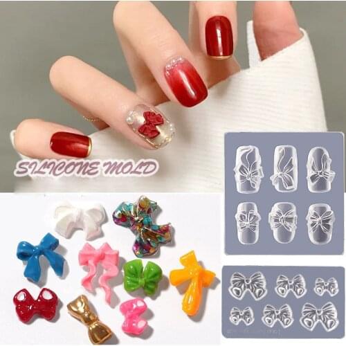3D Carving Silicone Mold Nail Stamping DIY UV Gel Acrylic Crystal Nails Template