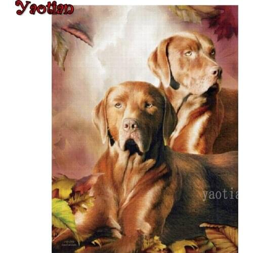 Diamond Painting Rhinestone 5D DIY Diamond Embroidery Labrador Pet Dog Cross Stitch diamond Mosaic Home Decor New Year Gift