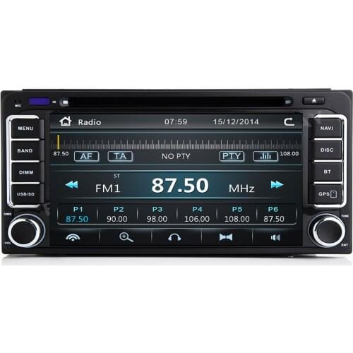 2 DIN Universal Radio Car Nav GPS stereo For Toyota Corolla Camry Prado RAV4 Hilux VIOS maps DVD camera