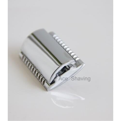 Double Edge Safety Razor Head Barber Grooming Tool Part Stainless Chrome Plating Shaving Kits for Men