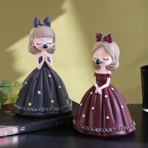 Cute Angel Bubble Girl Figurines Office Fairy Garden Miniatures Statue Resin Ornaments Home Decoration Accessories Birthday Gift