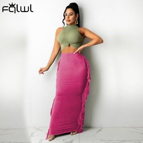 Женские юбки макси FQLWL China At AliExpress