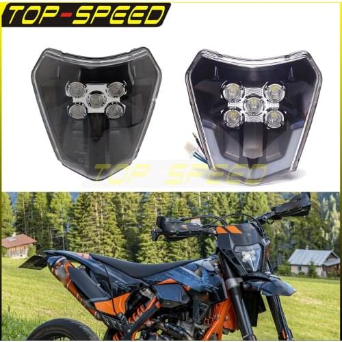 For 690 SMC R Enduro Dual Sport LED Head Light Headlamp For XC-W 250 EXC 300 Six Days TPI XC-W 350 EXC-F EXC Factory Edition 500