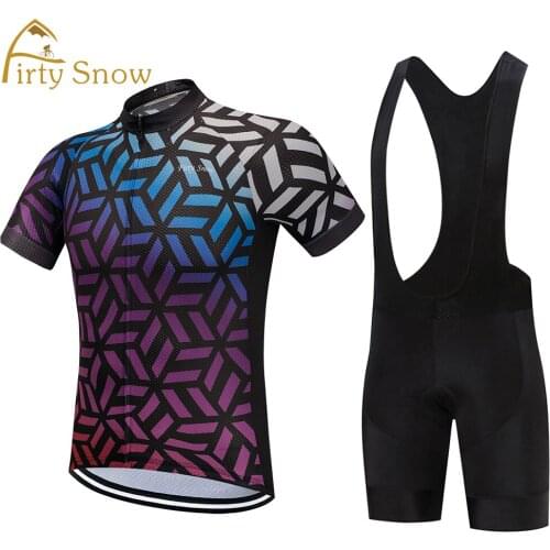 Mens cycling clothing set 2021 Short sleeve bicycle clothes BIB suit wear Summer road bike jersey kit MTB mallot Sports dress