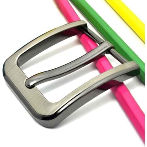 Metal Belt Buckle Mens Casual End Bar Heel bar Single Pin Half Leather Craft Jeans Webbing fit