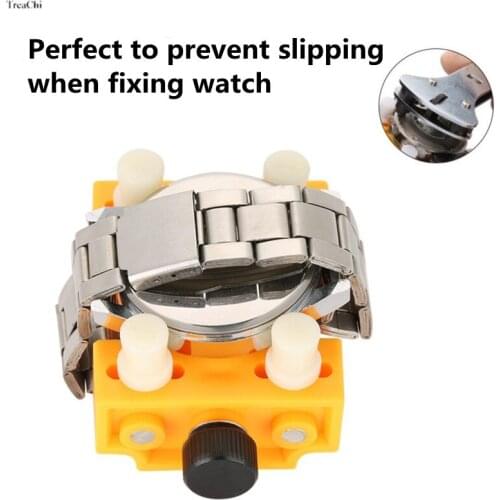 Watch Opener Tool Holder Adjustable Fixing Tools for Watchmaker Remover Kit Dial Fixer Repair Movement Kits Black Yellow Blue