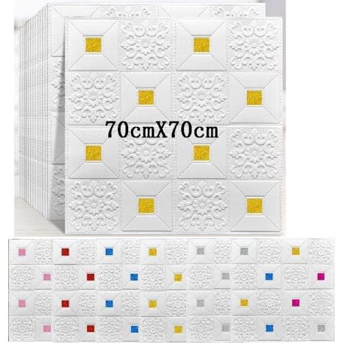 3D Stereo Wall Stickers Foam Wallpaper Old Wall Renovation Self-adhesive Wall Wallpaper