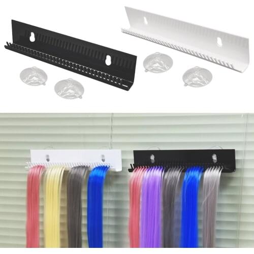 Professional Acrylic Hair Extensions Sectioning Holder Organizer Rack Hanger Beaded Weft Hair Extension Hanger Holder Rack