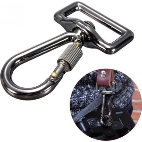 Trigger Snap Hook for Camera Strap Sling, Zinc Alloy Quick Release Snap Hook Ring Carabiner Screw Lock for DSLR Bags Sling Strap