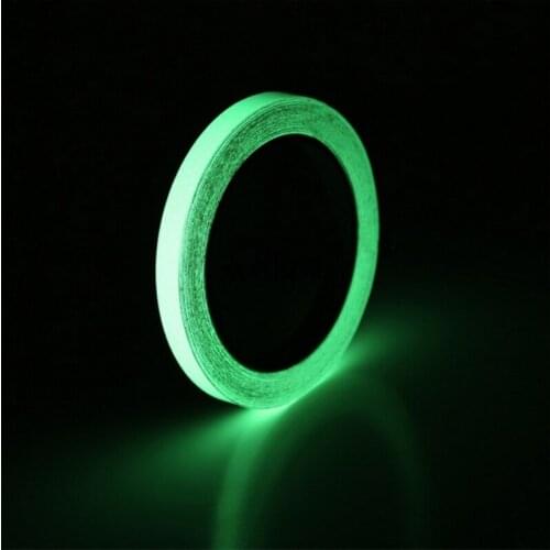 Luminous Night Vision Tape Sticker UV Glow In Dark Self-adhesive Warning Tape Safety Security Home Decoration Tapes