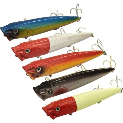 1pcs/pack 70g/178mm big size heavy floating popper lure bait marine boat trolling big lure game super body plastic wobbler bait