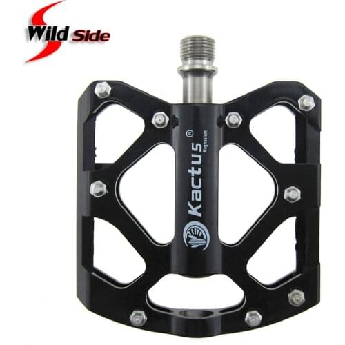 223g Ultralight Cr-mo steel/Titanium Axle Bicycle Pedals Mountain Road Cycling BMX Magnesium Alloy Bike Flat Pedal Accessories