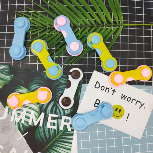 10Pcs/Lot Drawer Lock Door Cabinet Cupboard Refrigerator Toilet Baby Safety Locks Protection For Child Infant Security Kid Safe