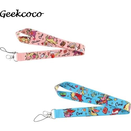 10pcs/lot J1731 Mobile Phone Strap Cartoon Lanyard Neck Strap For Keys ID Card For USB Badge Holder DIY Kids Hang Rope