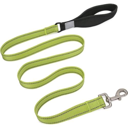 150CM Outdoor Nylon Reflective Leashes Explosion Proof Reflective Pet Leashes Safe Leash Rope Training Walking Leashes Rope