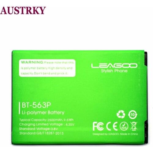 New 2500mAh BT-563P battery For LEAGOO M5 PLUS Phone Batterie In stock Tracking code