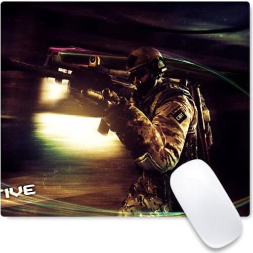 CS go Unique Desktop Pad Game Mousepad Non slip Cushion Square Thickness 2mm
