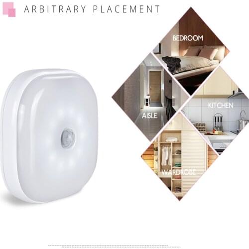 Motion Sensor Lamp Night LED Light Children Corridor Stair Light Baby Bedside Lamp LED Kitchen Cabinet Light Sensor Nightlight