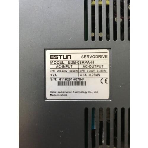 EDB-08APA-H SERVO DRIVER , used in good condition . 80% appearance new , good working , free shipping